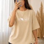 تیشرت لانگ باکسی طرح ایران